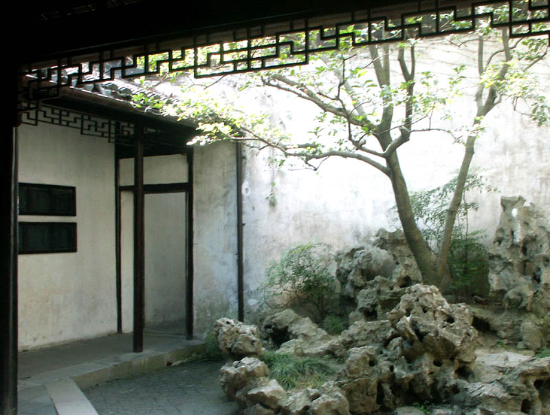 Tree, rocks and Chinese geometry