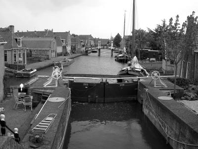 Hindeloopen on a rainy day