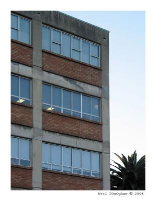 Building & Moon