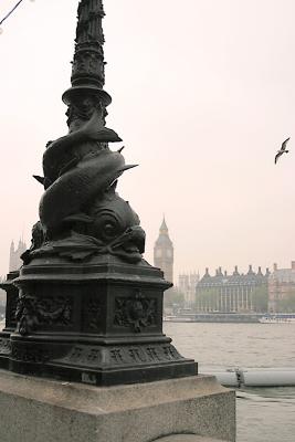 A lamp post on the South Bank