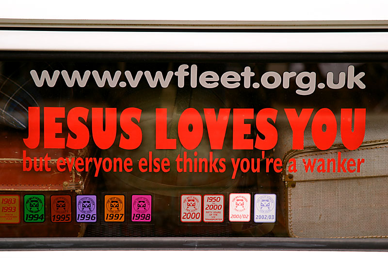 Jesus loves you BUT....