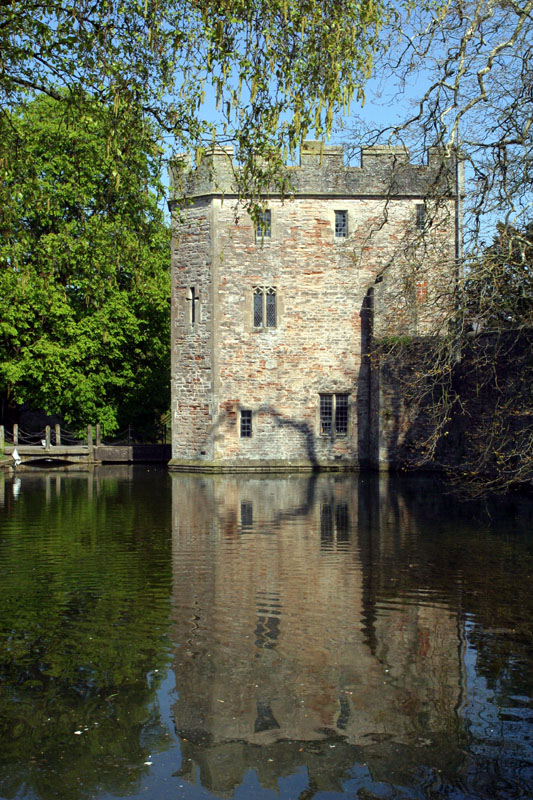 Moat, Bishops Palace,  Wells