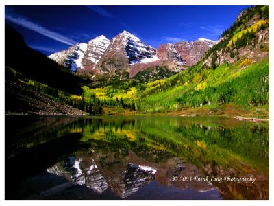 Maroon Bells at Aspen, CO
