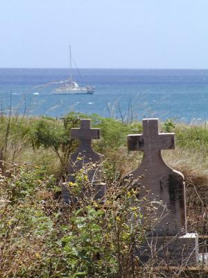 View from old cemetery