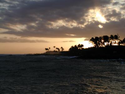 Poipu Beach sunset