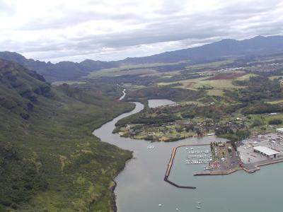 Nawiliwili Harbor and Hule'ia River
