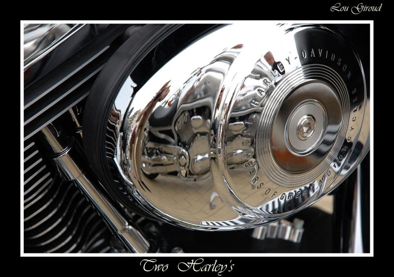 2 Harleys - 26 April 04
