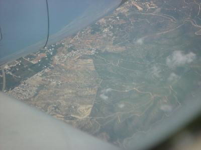 Lat view of Tunisia from the air