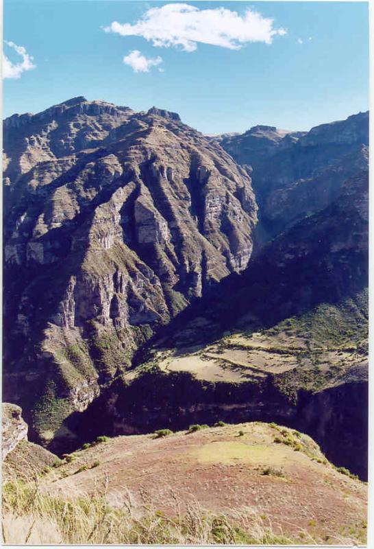 The Apurimac canyon near Waqra Pucara
