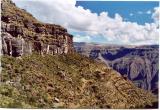 The impressive canyon that surrounds Waqra Pucara