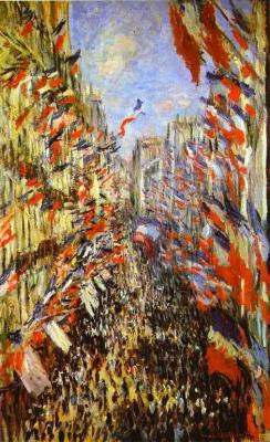 La Rue Montorgueil - Monet