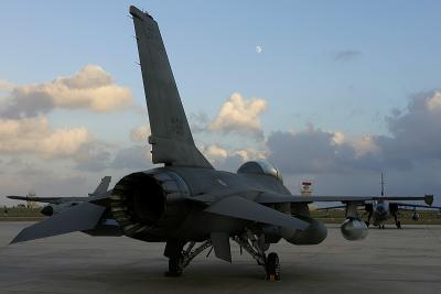Italian Air Force F-16B on show in Malta for the first time