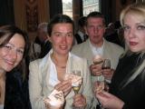 Fish and chips in newspaper at reception in FCO!