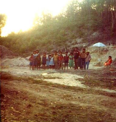 Don Estevan Itzab's family at Nohmul