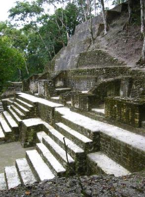 Steps at Xunantunich, Belize
