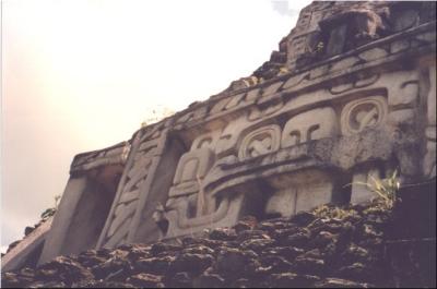 Xunatunich Frieze With maya Glyphs
