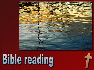 'Bible reading' slide from the 'Dartmouth' series