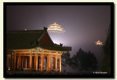 Gugong and Jingshan at night