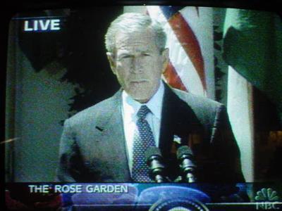 President Bush on<br>NBC TV May 6, 2004