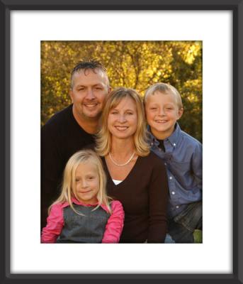 Rozema family with Jake the dog