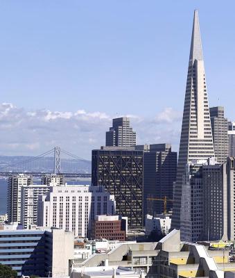 Transamerica from the top of Broadway