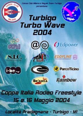 turbigo turbo wave 2004 - il poster con il Logo di CKI
