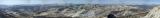 Summit Panorama from Voglesang Peak (Half Dome on the left, Camp on the right)