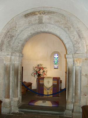 Inside St Margaret;s Chapel