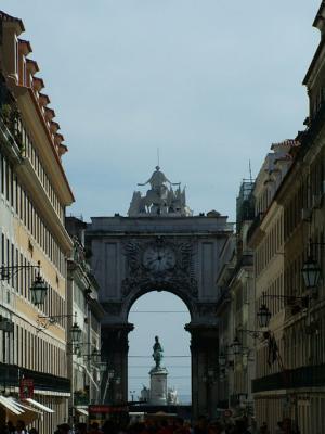 The Arch from Rua Augusta