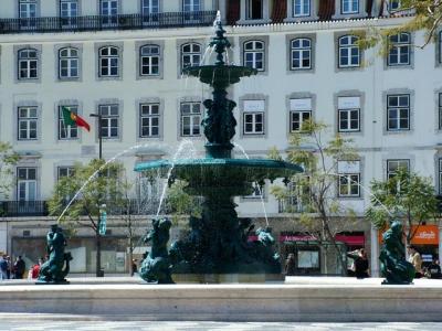 Fountain in Rossio