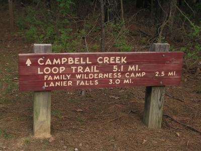 Campbell Creek Trail sign
