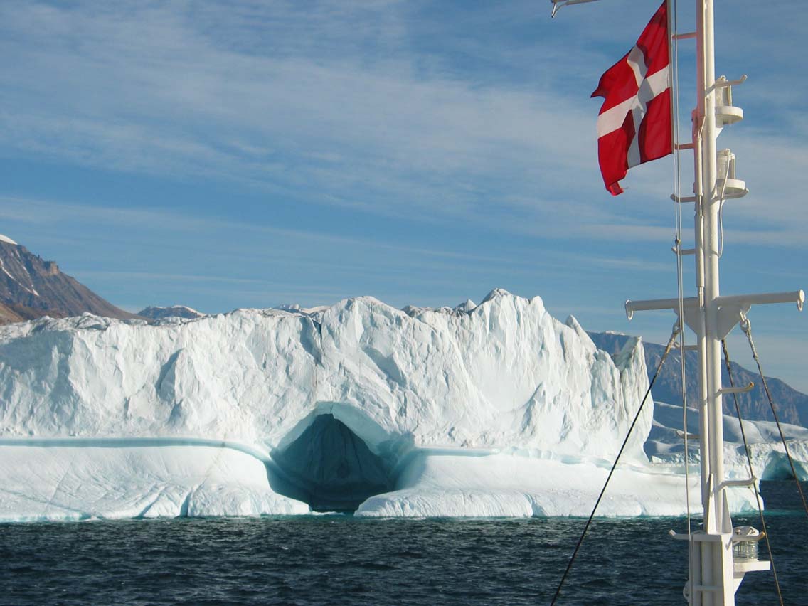 Iceberg with Cave