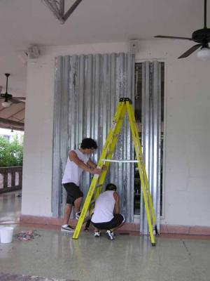 Boarding up the Cardozo