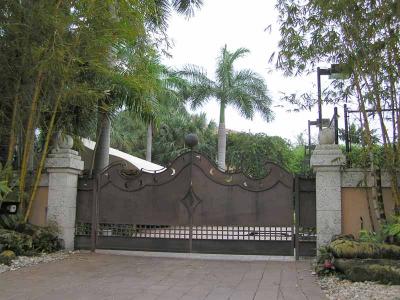 Gloria's Front Gate on Star Island