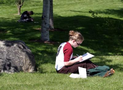 04-26-2004Sunny Day Studying