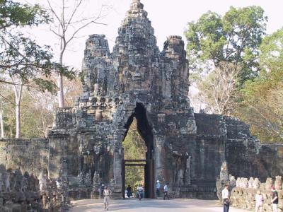 les portes d'Angkor Thom
