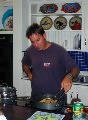 Ricky Preparing a Feast!