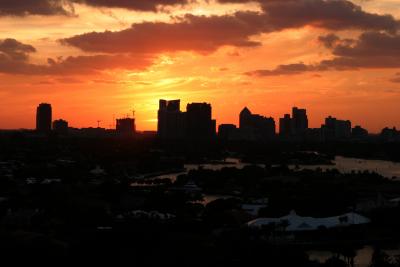 Fort Lauderdale at  Sunset