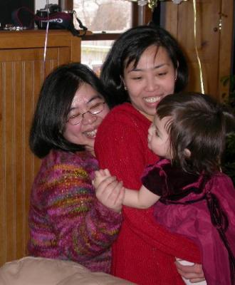 Aunt Erla, Lizla and Baby Alyssa