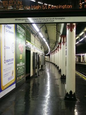 Down in the tube station