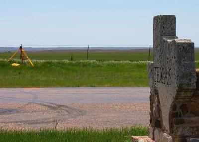 Surveying near Oklahoma/Texas Border