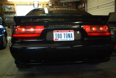 TBO TONA (Collector Plate) & Clear Tails With Lights ON