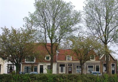 A row of old houses