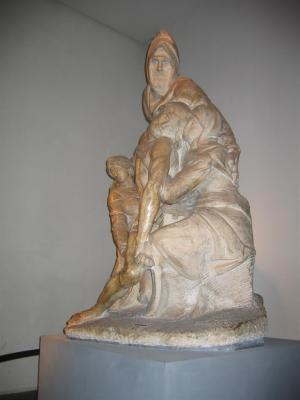 Michaelangelo's Pieta in Museo dell' Opera dell Duomo