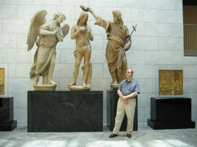 John The Baptist Baptizing Christ & Ghiberti's Legendary Gates of Paradise in Museo Duomo