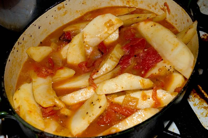 greek potatoes before baking (large) (recipe)