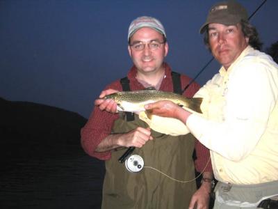 Delaware River Trout Fishing,  May 2004