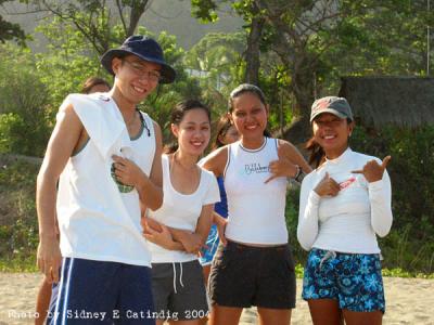 Students!  Conrad, Rochelle and Ainna with Viva