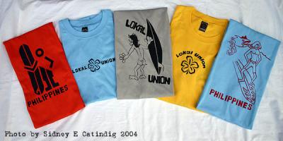 Lokal Union shirts for sale -- you can get them from Angel at Surfer's Retreat