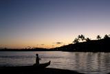 Casting at sunset
